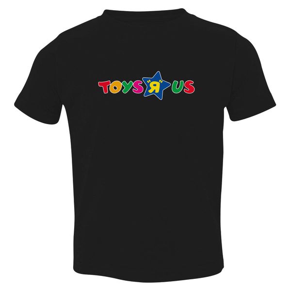 Toys R Us Logo Toddler T-Shirt Black / 3T
