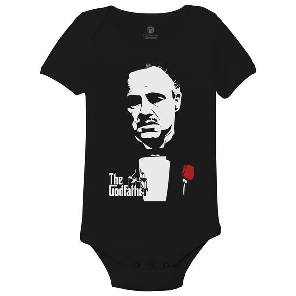 The Godfather Marlon Brando Baby Onesies Black / 6M