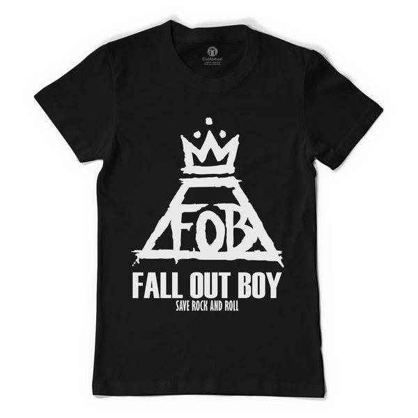 Fall Out Boy Save Rock And Roll Women's T-Shirt Black / S