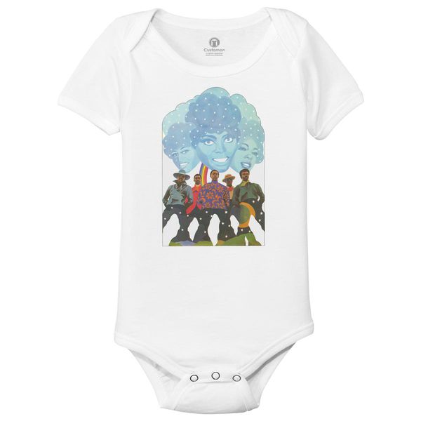 The Supremes Temptations Baby Onesies White / 6M