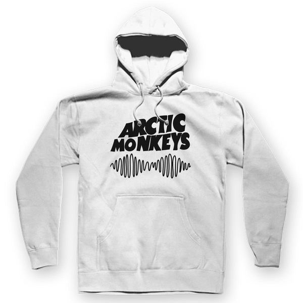 Arctic Monkeys Unisex Hoodie White / S