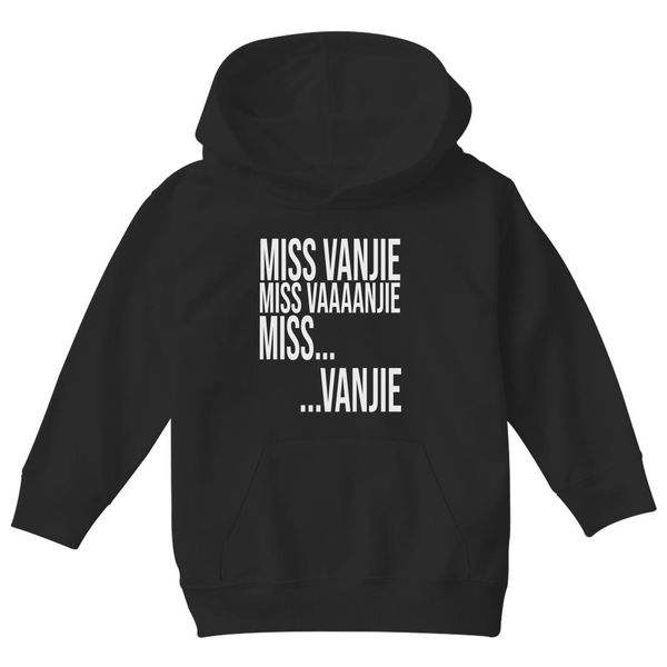 Miss Vanjie Kids Hoodie Black / S