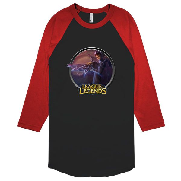 Lol League Of Legends Karma Baseball T-Shirt Black Red / S