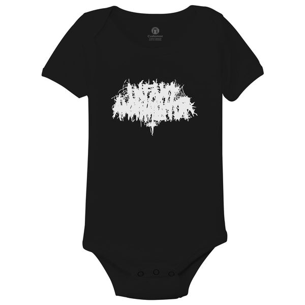 Infant Annihilator Logo Baby Onesies Black / 6M