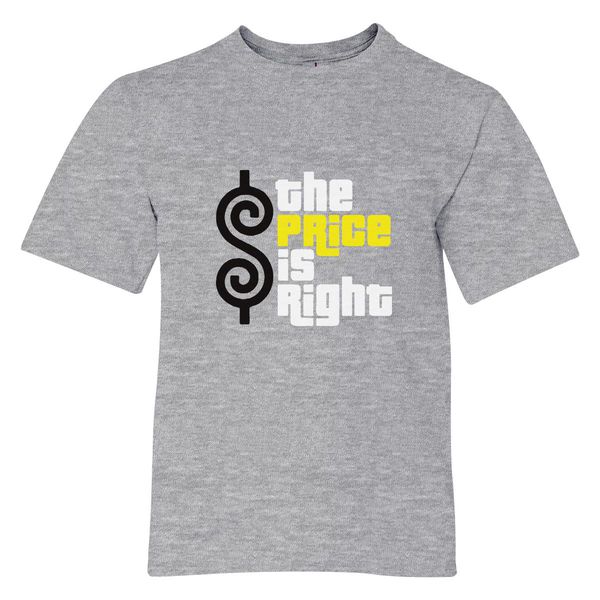 The Price Is Right Youth T-Shirt Gray / S