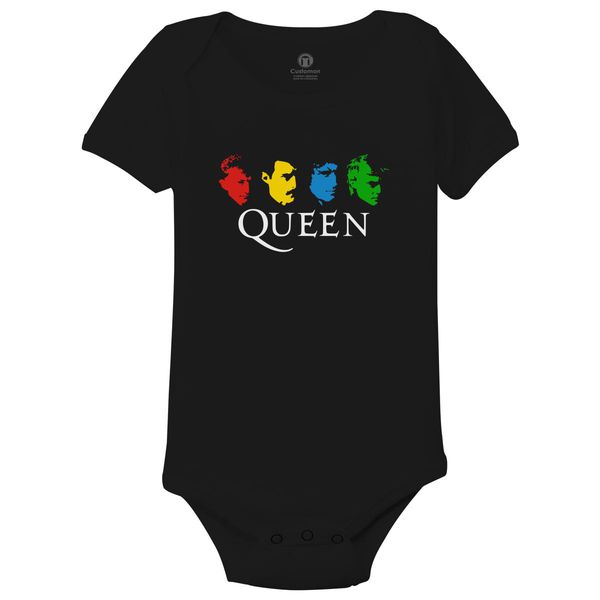 Queen Baby Onesies Black / 6M