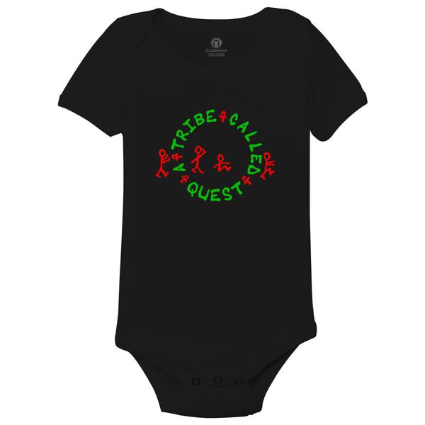 A Tribe Called Quest Replica Baby Onesies Black / 6M