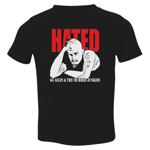 Hated Gg Allin Toddler T-Shirt Black / 3T