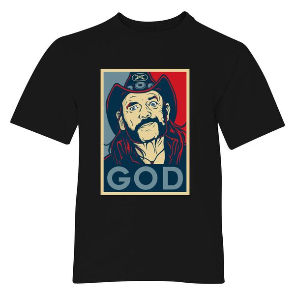 Motorhead Lemmy God Kilmister Youth T-Shirt Black / S