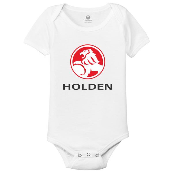 Holden Logo Baby Onesies White / 6M