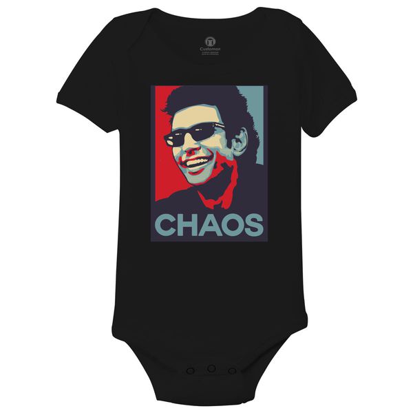 Ian Malcolm 'Chaos' Baby Onesies Black / 6M