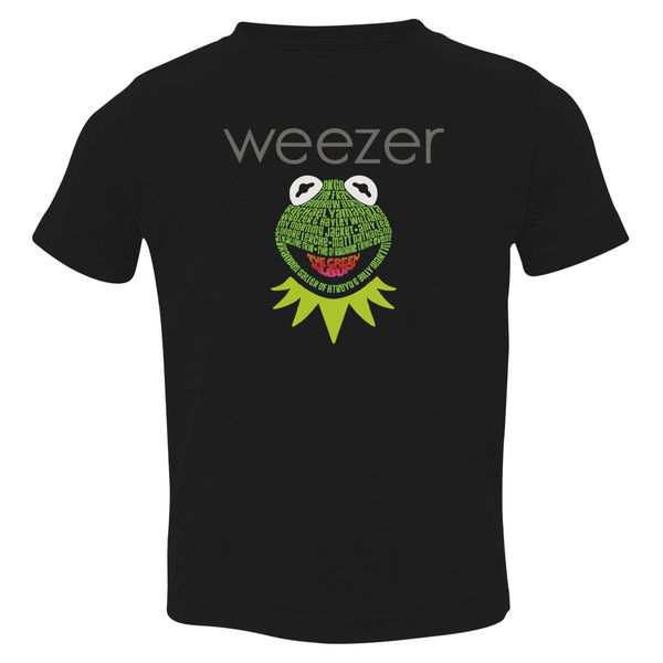 Weezer Kermit Toddler T-Shirt Black / 3T