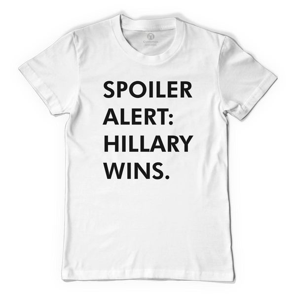 Spoiler Alert Hillary Wins Men's T-Shirt White / S