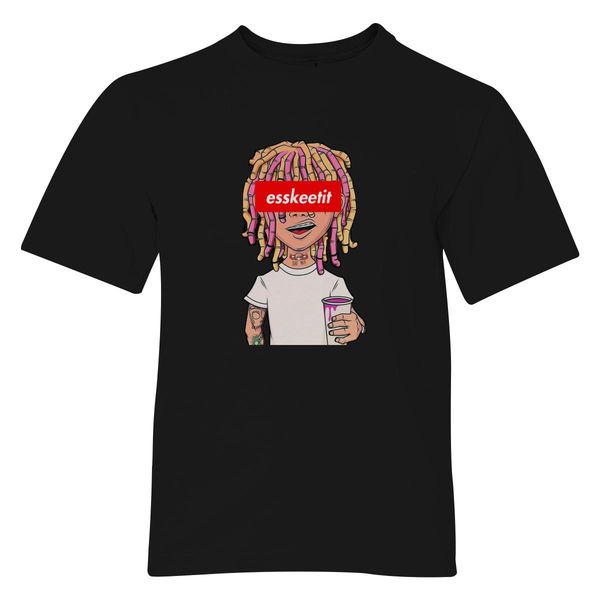 Lil Pump Esketit High Quality Youth T-Shirt Black / S