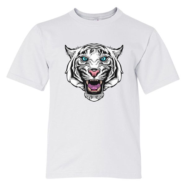 I Am Wild Cat Youth T-Shirt White / S