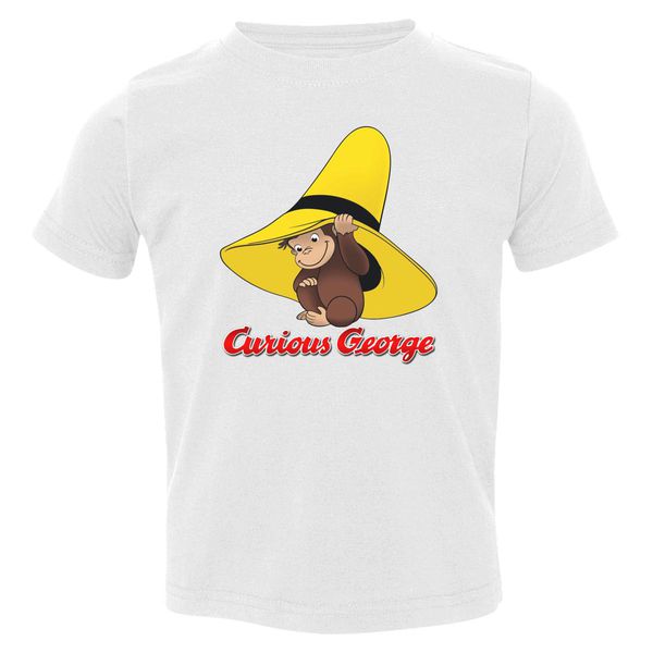 Curious George Toddler T-Shirt White / 3T