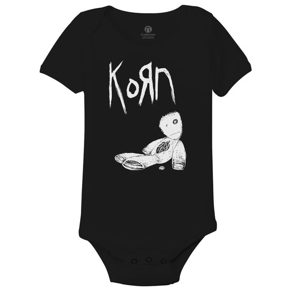 Korn Baby Onesies Black / 6M
