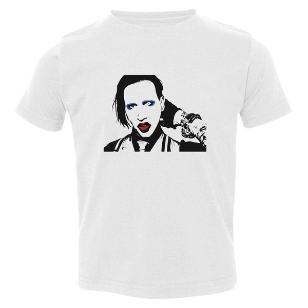 Marilyn Manson Toddler T-Shirt White / 3T