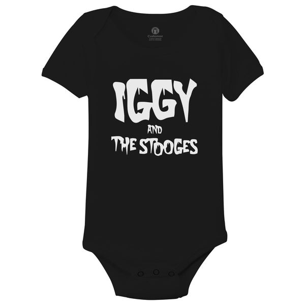 Iggy And The Stooges Baby Onesies Black / 6M