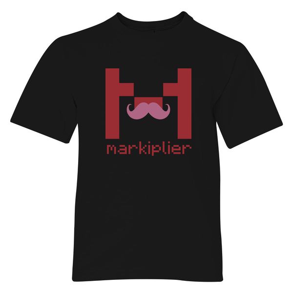 Markiplier Youth T-Shirt Black / S