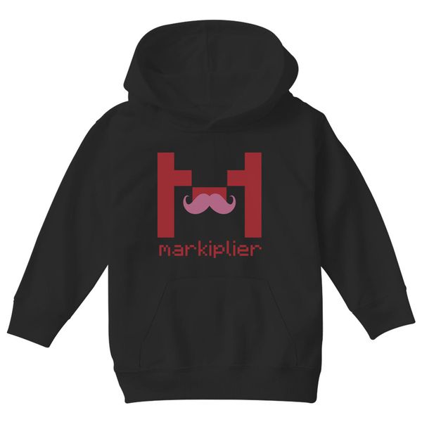 Markiplier Kids Hoodie Black / S
