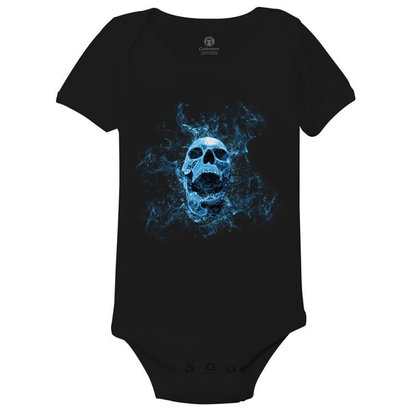 Spirit Skull Baby Onesies Black / 6M