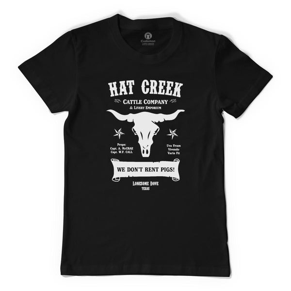 Hat Creek Cattle Company - Lonesome Dove Men's T-Shirt Black / S