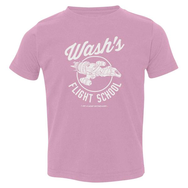 Firefly Wash Flight School Toddler T-Shirt Light Pink / 3T