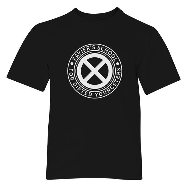 Xavier&#39;s School For Gifted Youngsters Youth T-Shirt Black / S