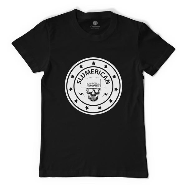 Slumerican Men's T-Shirt Black / S
