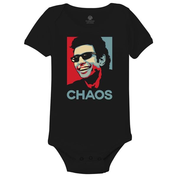 Ian Malcolm 'Chaos' Baby Onesies Black / 6M