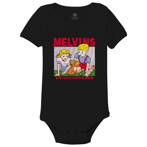 Melvins Houdini Baby Onesies Black / 6M
