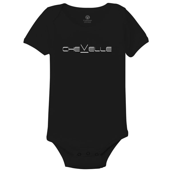 Chevelle Band Logo Baby Onesies Black / 6M