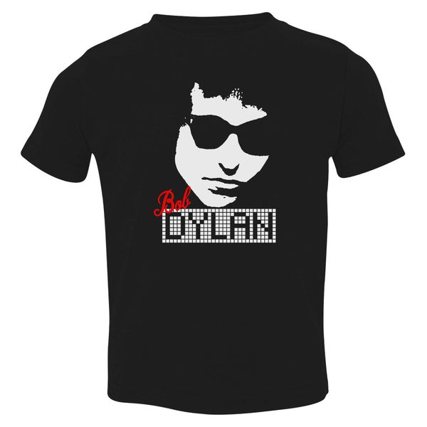 Bob Dylan Toddler T-Shirt Black / 3T