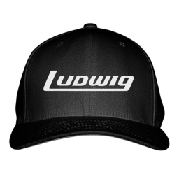 Ludwig Drums Logo Baseball Cap Black / S/M