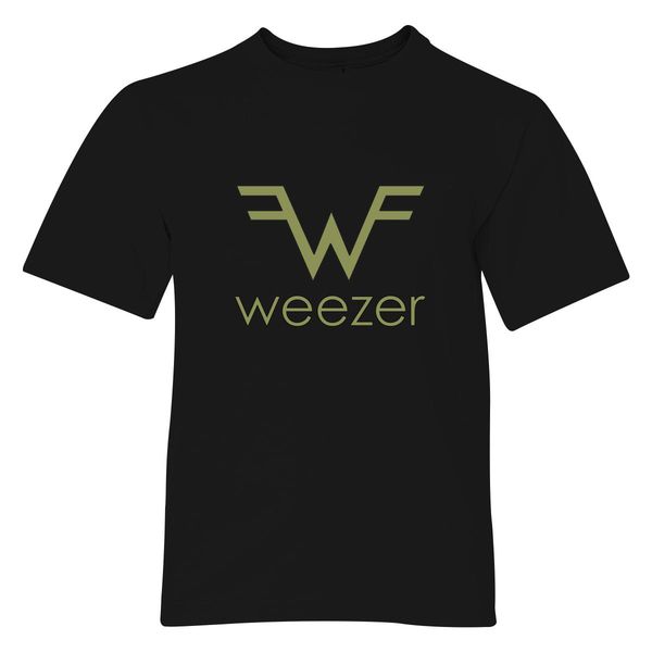 Weezer Logo Youth T-Shirt Black / S