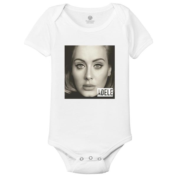 Adele Baby Onesies White / 6M