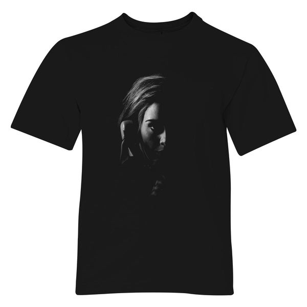 Hello By Adele Youth T-Shirt Black / S