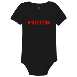 Halestorm Baby Onesies Black / 6M