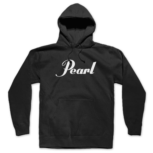 Pearl Drums Logo Unisex Hoodie Black / S
