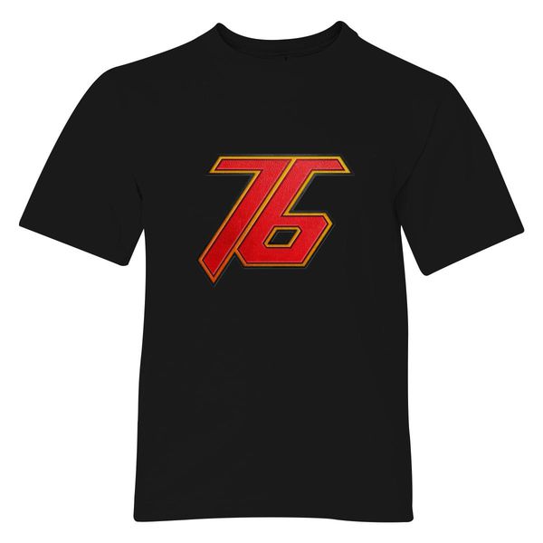 76 Youth T-Shirt Black / S