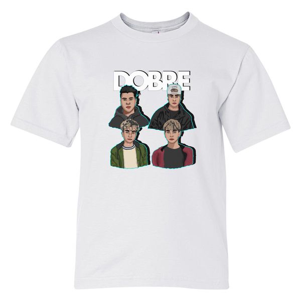 Dobre Brothers Youth T-Shirt White / S