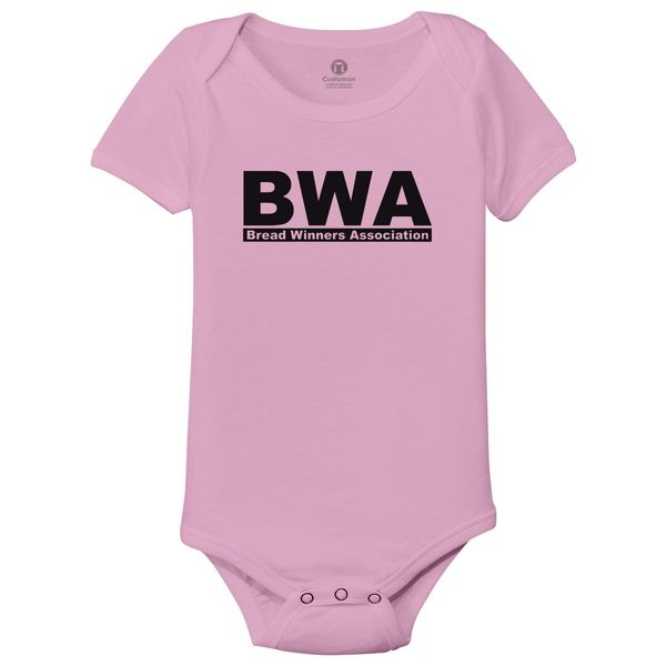 Beard Winners Association Bwa Baby Onesies Light Pink / 6M