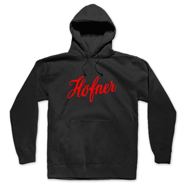 Hofner Logo Unisex Hoodie Black / S