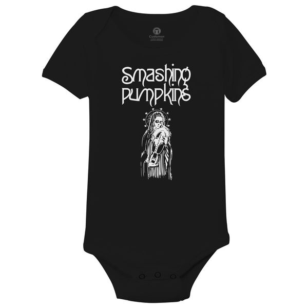 The Smashing Pumpkins Baby Onesies Black / 6M