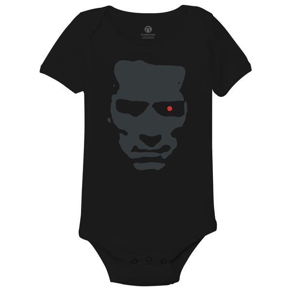 Terminator Baby Onesies Black / 6M