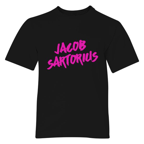 Jacob Sartorius Logo Youth T-Shirt Black / S