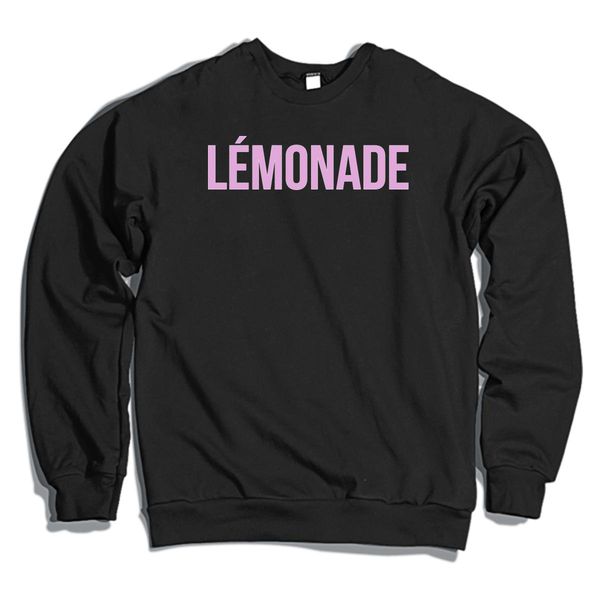 Beyonce Lemonade Crewneck Sweatshirt Black / S