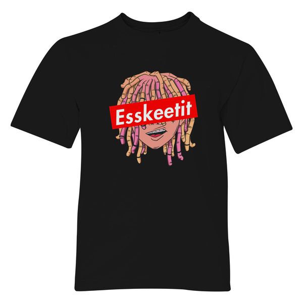 Lil Pump Esskeetit Youth T-Shirt Black / S