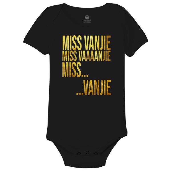 Miss Vanjie Limited Edition Baby Onesies Black / 6M